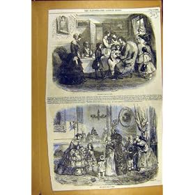 1855 Paris New-Year Gifts Family Social History Print