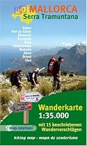 Mallorca - Serra Tramuntana. Wanderkarte 1 : 35 000
