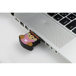 PLANEX 11n ハイパワー150Mbps キャラクターカバーつき無線LAN USBアダプタ(ワンピース) GW-USPETIT-OP