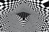 Breakaway Cube POSTER trippy optical illusion college 24