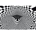 Breakaway Cube (Optical Illusion) Art Poster Print - 24" X 36"