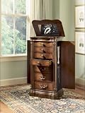 Mayfair Cherry Jewelry Armoire By Powell Furniture