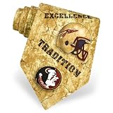 Florida State Tradition Tie by NCAA - Tan / taupe Silk - B0009HI5S8