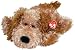 Ty Fiddle - Beige/Dark Brown Dog with Squeaky Nose