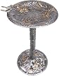 Oakland Living 5131AP Antique Pewter Hummingbird Design Aluminum Birdbath