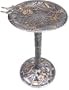Oakland Living 5131AP Antique Pewter Hummingbird Design Aluminum Birdbath