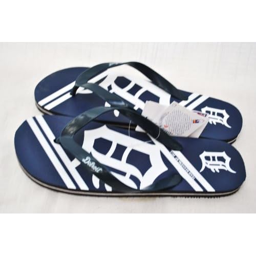 detroit tigers flip flops