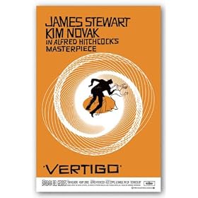Vertigo Alfred Hitchcock Movie Poster Art Print Poster