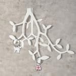 Pluto Wandhaken Zweige wei�