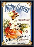 Vichy-gazeux, Framed Art Print by Affiches