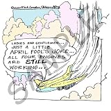Londons Times Funny Society Cartoons - Aviation April Fools Jokes - Light Switch Covers - double toggle switch