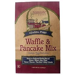 Namaste Foods, Gluten Free Waffle & Pancake Mix,  21-Ounce Bags (Pack of 6)