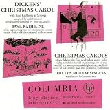 Dickens Christmas Carol With Basil Rathbone As Scrooge. Original 1949 Pressing.