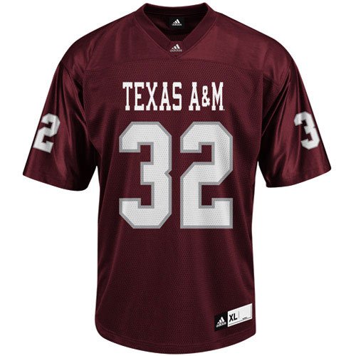 adidas Texas A&M Aggies #32 Youth Replica Football Jersey - Maroon (18/20)