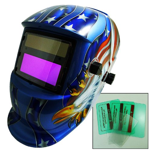American Eagle Flag Solar AutoDarkening Welding Helmet coconuas36