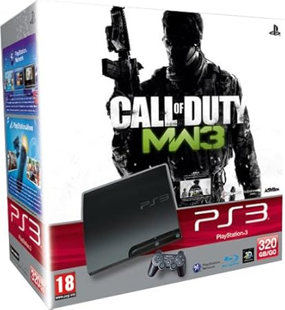 PlayStation 3 - Console 320 GB [K Chassis] con Call Of Duty: Modern Warfare 3 e Skin COD [Bundle]