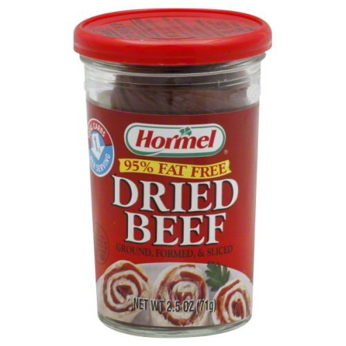 Hormel Ground Formed and Sliced Dried Beef 2.5 oz - Packet of 12