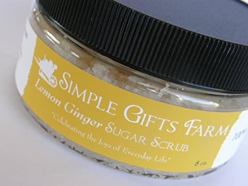 Lemon Ginger Sugar Scrub 8oz By Simple Gifts Farm