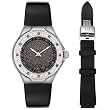 TechnoMarine Women's Diamond Accented Leather Watch