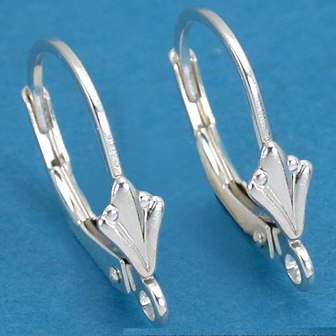 4 Sterling Silver Lever Back Earrings Wires Jewelry