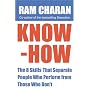 Know-how: The 8 Skills That Separate People Who Perform from Those Who Don't