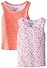 Freestyle Revolution Little Girls' Dot-Printed Two-Pack Tank Top Set
