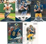 Sam Bradford 5 Card Gift Lot Containing One Each of His 2011 Topps Chrome, Certified, Rookies and Stars, Topps Prime and Gridiron Gear Mint Condition St. Louis Rams Cards. Shipped in a 100 Card Cardboard Storage Box!