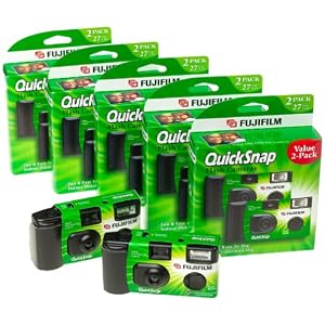 Fujifilm QuickSnap 400 Speed Single Use Camera with Flash (10-Pack)