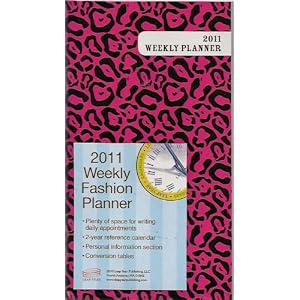 Pretty in Pink 2011 Weekly Planner