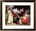 Horace, Virgil and Varius at the House of Maecenas Framed Art Poster Print by Charles Francois Jalabert, 29x25