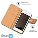 SALE! iPhone 6/6s Wallet Case - Elegant Suede PU Leather, Book Cover Case for iPhone 6/6s (4.7 in), Ultra Slim Classic Design with Magnetic Closure, Credit Card Slot Holder and Cash Pocket, Brown