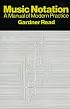 Music Notation (Crescendo Book)