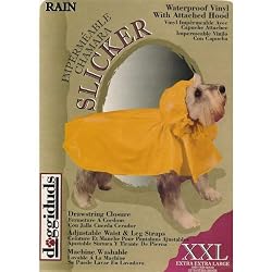 Yellow Slicker Dog Raincoat - XL