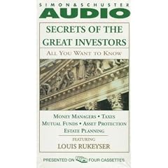 ALL YOU WANT TO KNOW ABOUT: SECRETS OF THE GREAT I: Money Managers and Mutual Funds Taxes, Asset Protection, and Estate Planning