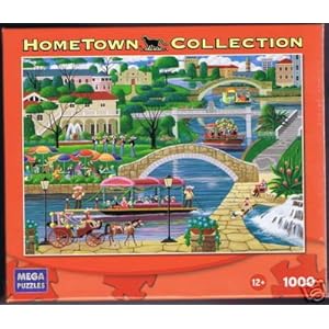 HOMETOWN COLLECTION River Walk 1000 Piece Puzzle
