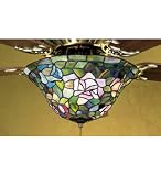 12W Tiffany Rosebush Fanlite
