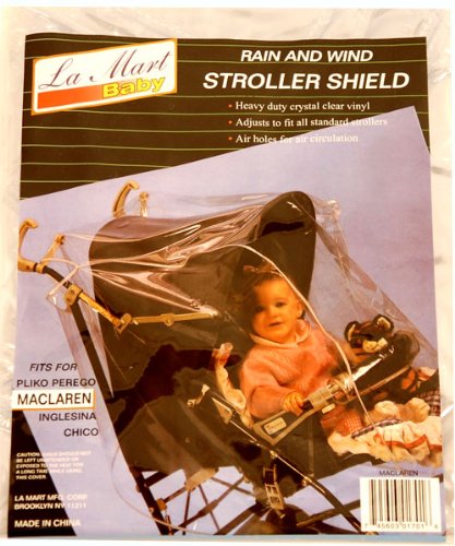 Stroller Rain and Wind Shield by La Mart Baby - one color - one size