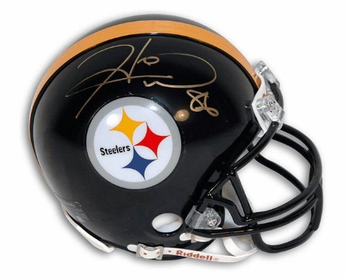 HINES WARD SIGNED AUTOGRAPHED MINI HELMET PITTSBURGH STEELERS
