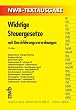 Wichtige Steuergesetze