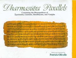Dharmasutra Parallels (Sources of Ancient Indian Law S.) (Sources of Ancient Indian Law)