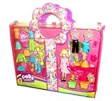 Polly Pocket Designable Party Perfect Playset (N7261) with Polly, 5 Set of Party Outfits, 3 Pair of Shoes Plus Lots More of Party Accessories