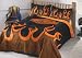 Harley-Davidson® Flame & Shield Bed Blanket