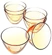 Bormioli Rocco Zeno Small Bowl, Set of 6, Orange