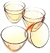 Bormioli Rocco Zeno Small Bowl, Set of 6, Orange