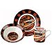 Geschirr Set Hot Wheels Groesse: Teller:20 cm, Schale:15 cm, Tasse:200 ml Lieferumfang: 3teilig