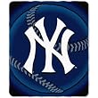 New York Yankees Light Weight Fleece MLB Blanket (Flashball Series) (50x60)