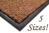 SHERPA Cotton Floor Mat - 90x150cm - Brown - Outdoor and Indoor Use (e.g. Garden, Office, Front Door, Kitchen)