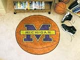 Univ of Michigan Basketball 29 Round Floor Mat (Rug) - Michigan Wolverines NCAA College Athletics