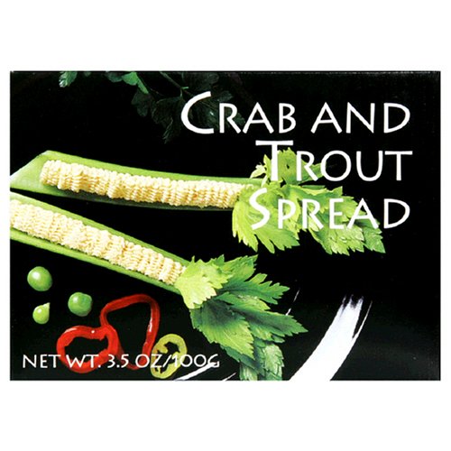 Alaska Smokehouse Crab and Trout Spread, 3.5-Ounce Boxes (Pack of 6) by Alaska Smokehouse