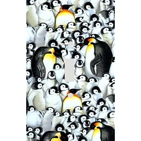 Penguin Collage Decorative Switchplate Cover